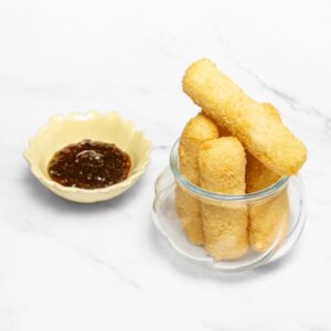 HOMEMADE MOZZARELLA STICKS WITH JAM